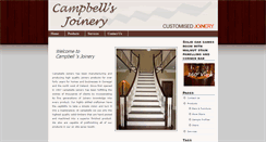 Desktop Screenshot of campbellsjoinery.com